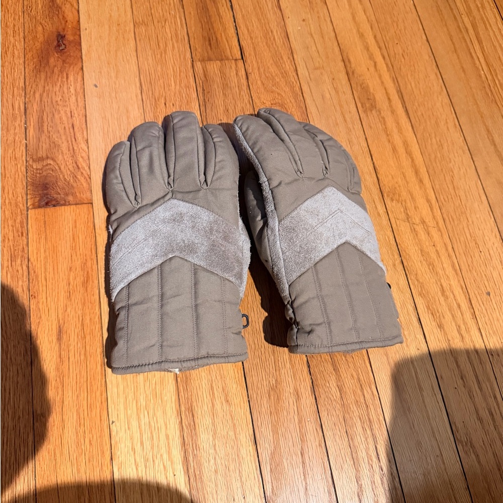 🎯Leather Insulation Therma Suede Tan Quilted Winter Gloves outdoor work hiking